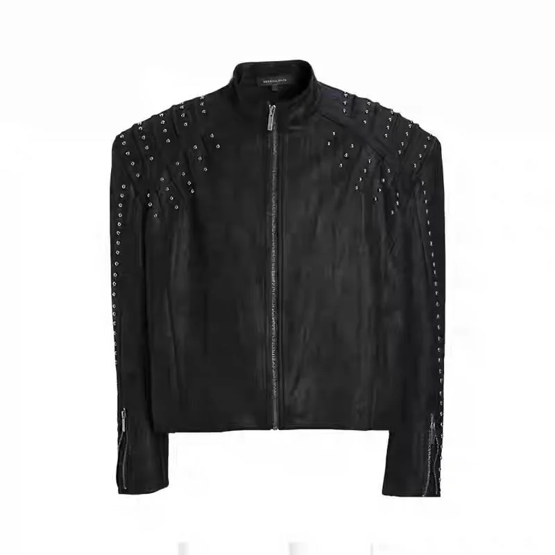 Faux leather jacket