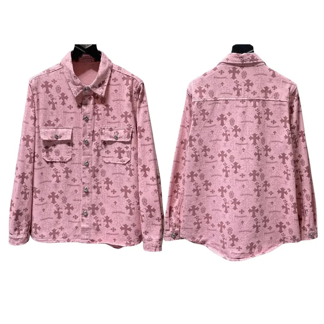Chrome heart jeans jacket